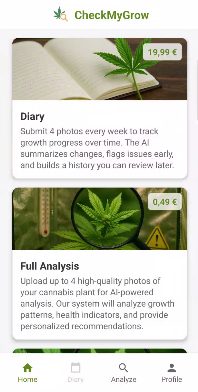 Main App Interface